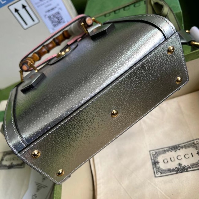 Gucci Diana mini tote bag 702732 Silver