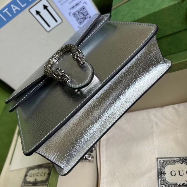 Gucci Dionysus lame mini bag 421970 Silver