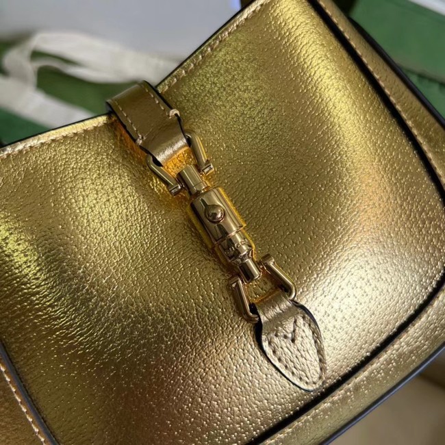 Gucci Jackie 1961 lame mini bag 675799 gold