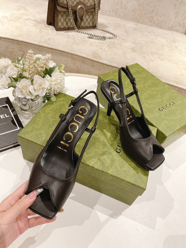 Gucci Sandals 91102-2 Heel 7.5CM