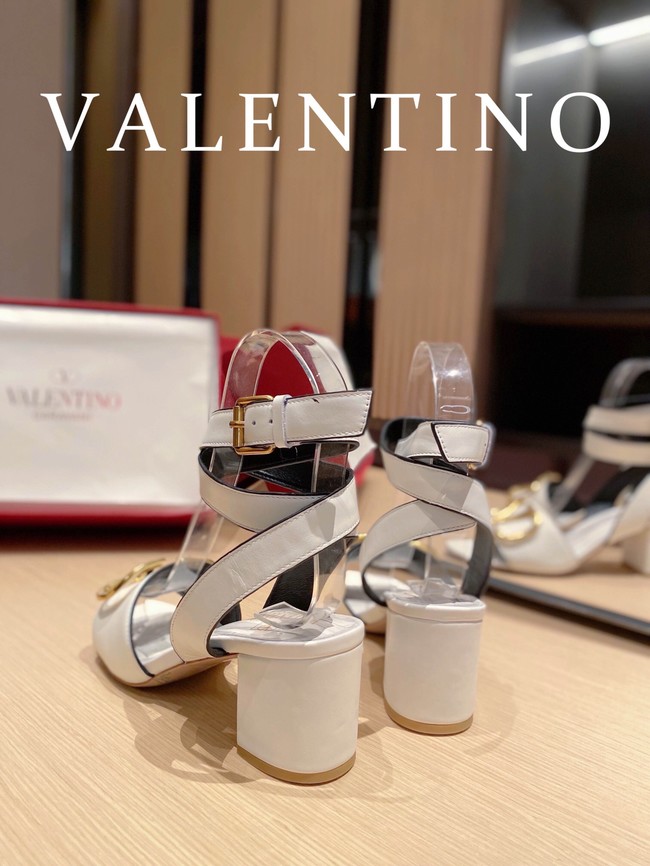 Valentino Sandals 91106-6 Heel 6.5CM