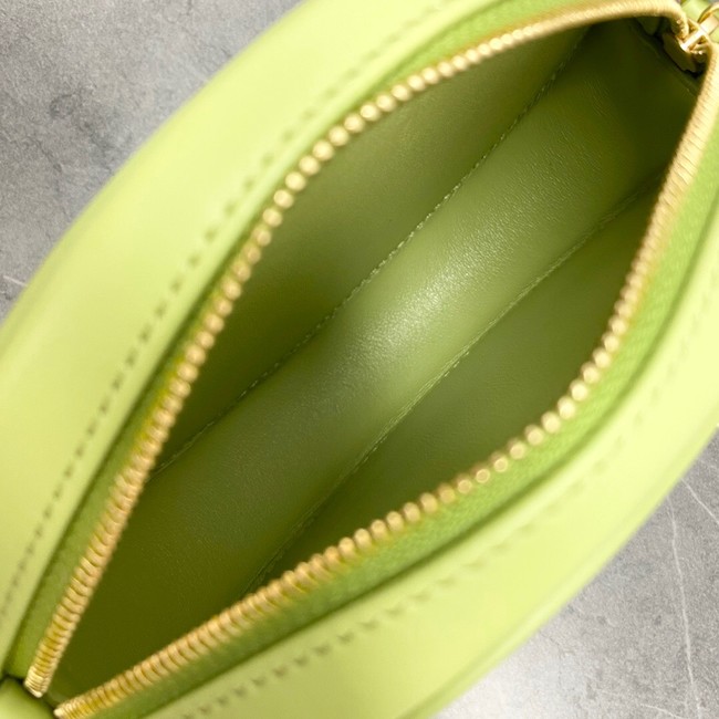 Celine OVAL BAG CUIR TRIOMPHE IN SMOOTH CALFSKIN 198603 green