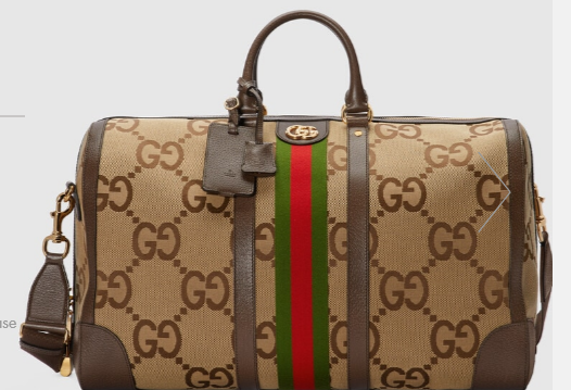 Gucci Jumbo GG large duffle bag 696039 brown