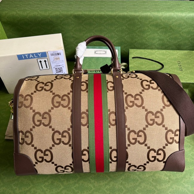 Gucci Jumbo GG large duffle bag 696039 brown