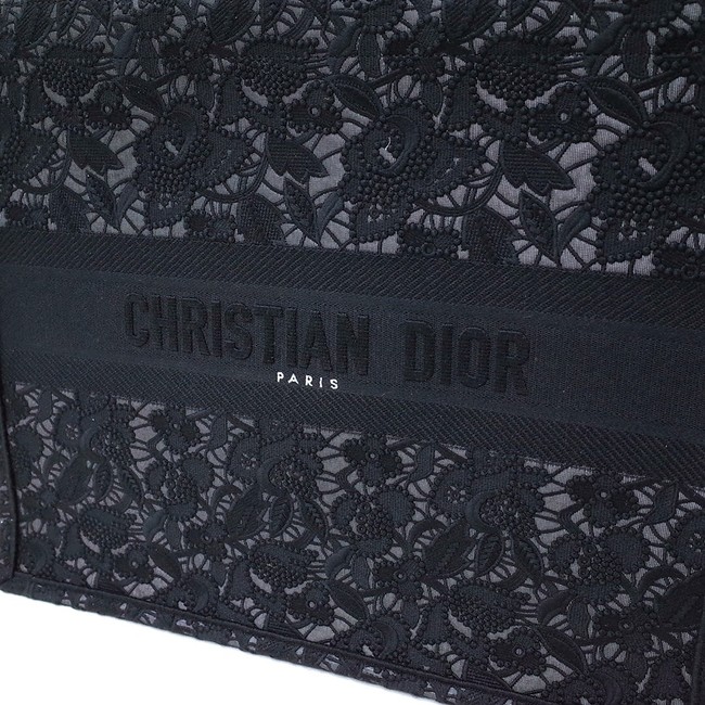 DIOR BOOK TOTE Embroidery C1286-34 black