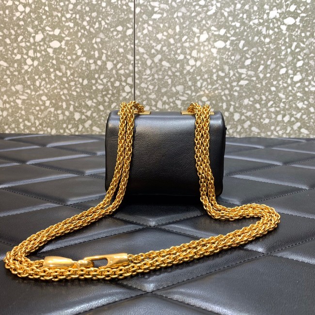 VALENTINO GARAVANI mini One Stud Sheepskin Shoulder Bag XW0P0X98H black