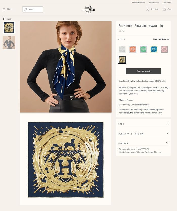 Hermes Scarf HMS00072