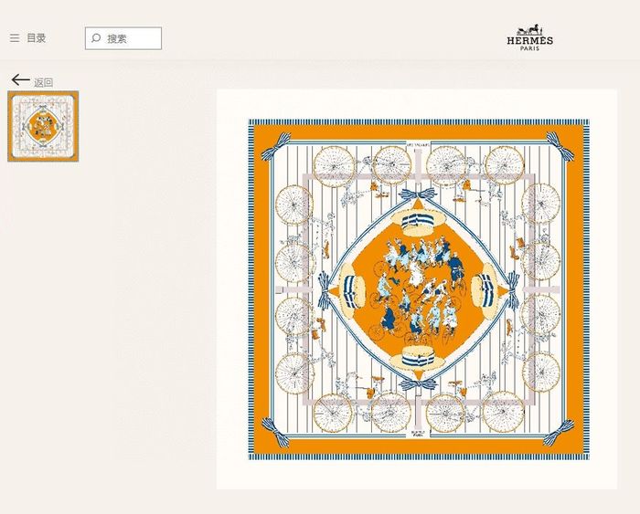 Hermes Scarf HMS00146