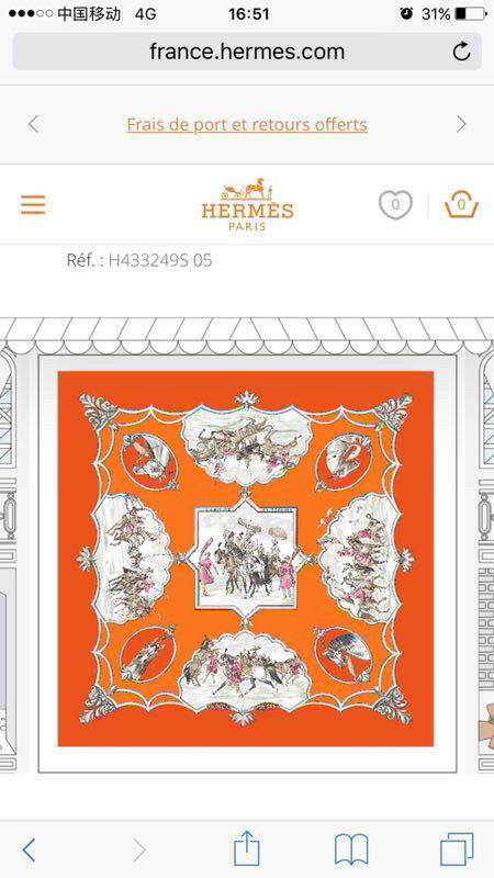 Hermes Scarf HMS00174