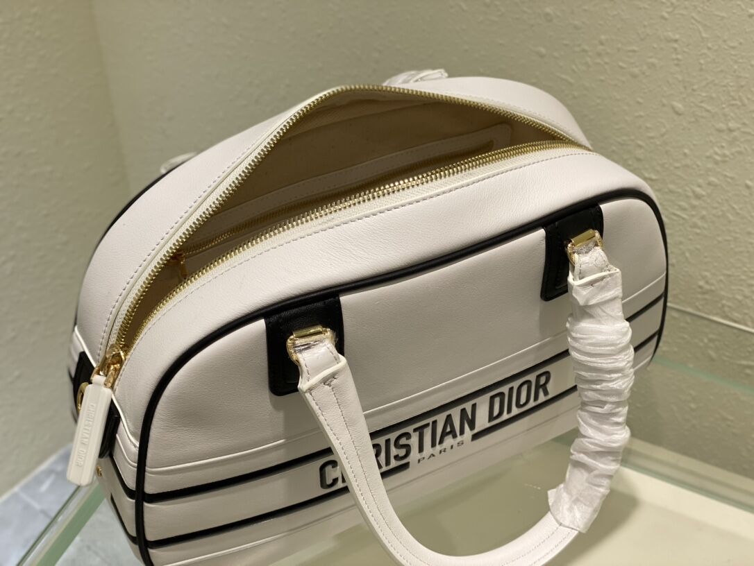 DIOR large leather tote Bag C9178 white