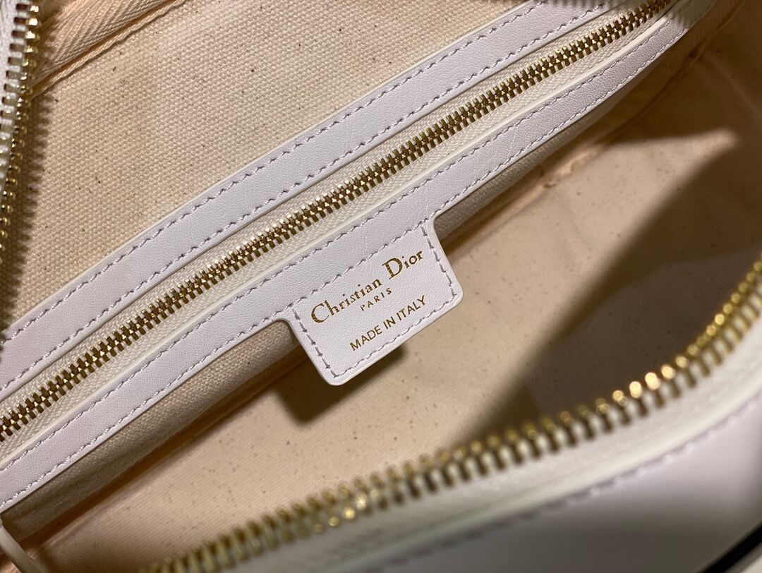 DIOR large leather tote Bag C9178 white