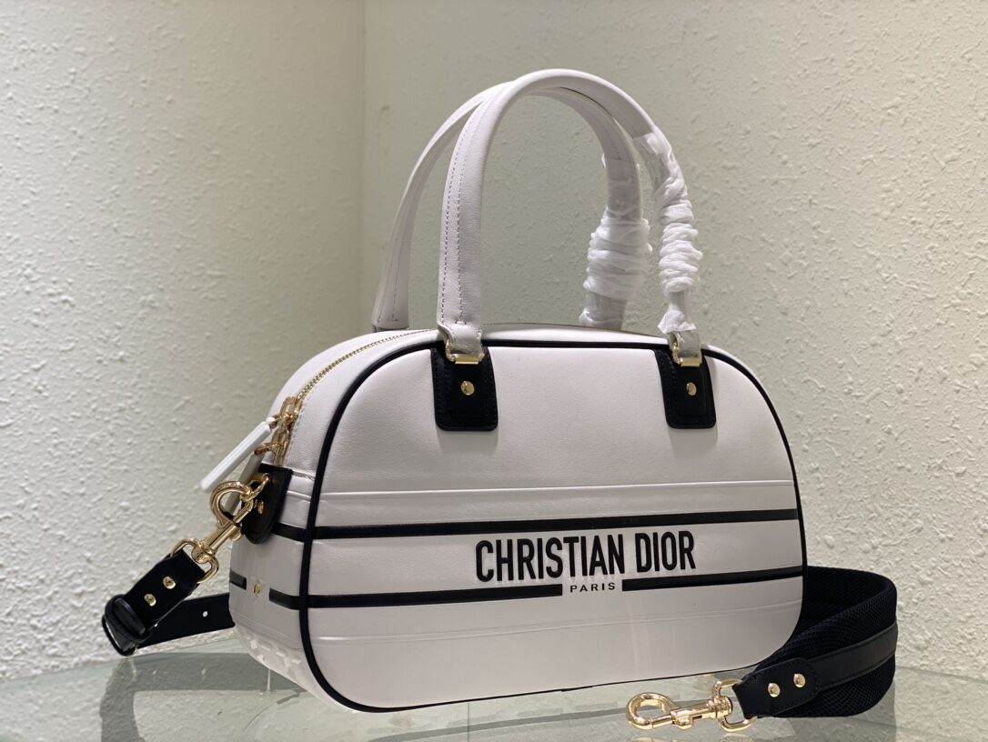 DIOR large leather tote Bag C9178 white