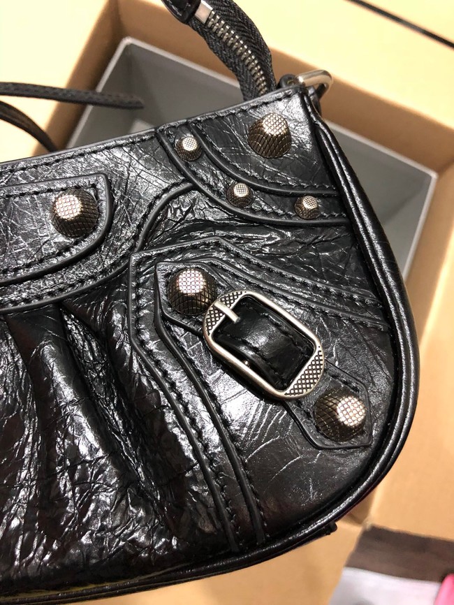 Balenciaga LE CAGOLE MINI PURSE WITH CHAIN 6958141 black