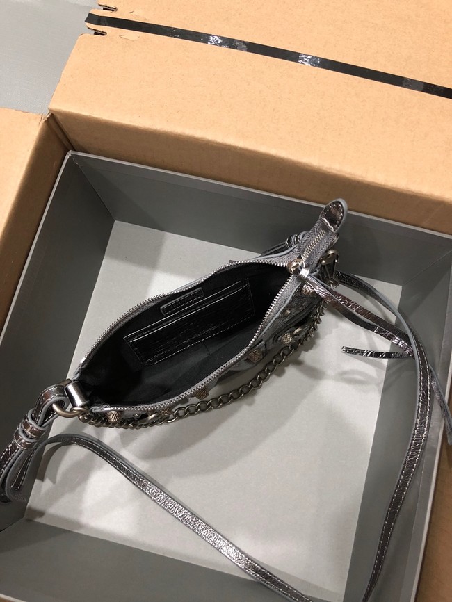 Balenciaga LE CAGOLE MINI PURSE WITH CHAIN 6958141 gray