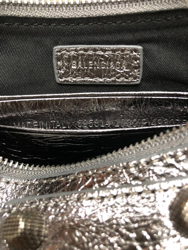 Balenciaga LE CAGOLE MINI PURSE WITH CHAIN 6958141 gray