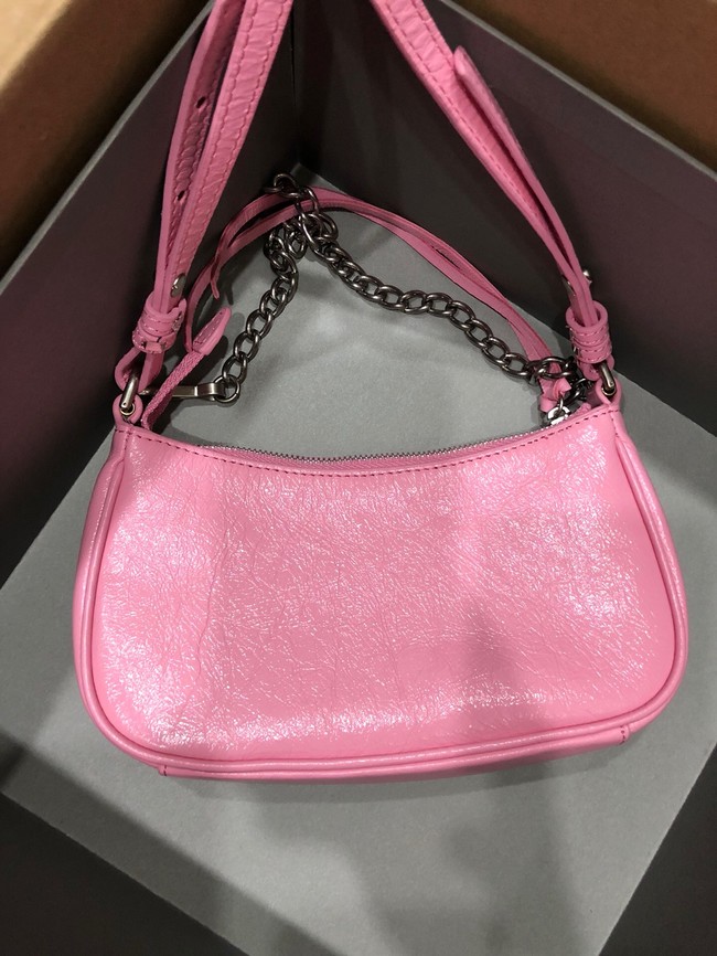 Balenciaga LE CAGOLE MINI PURSE WITH CHAIN 6958141 pink