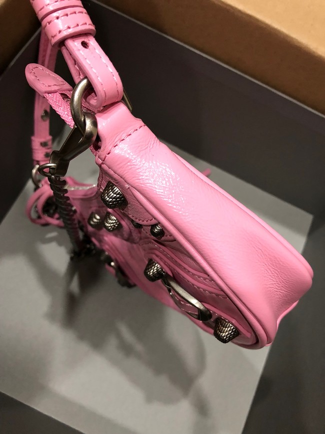 Balenciaga LE CAGOLE MINI PURSE WITH CHAIN 6958141 pink