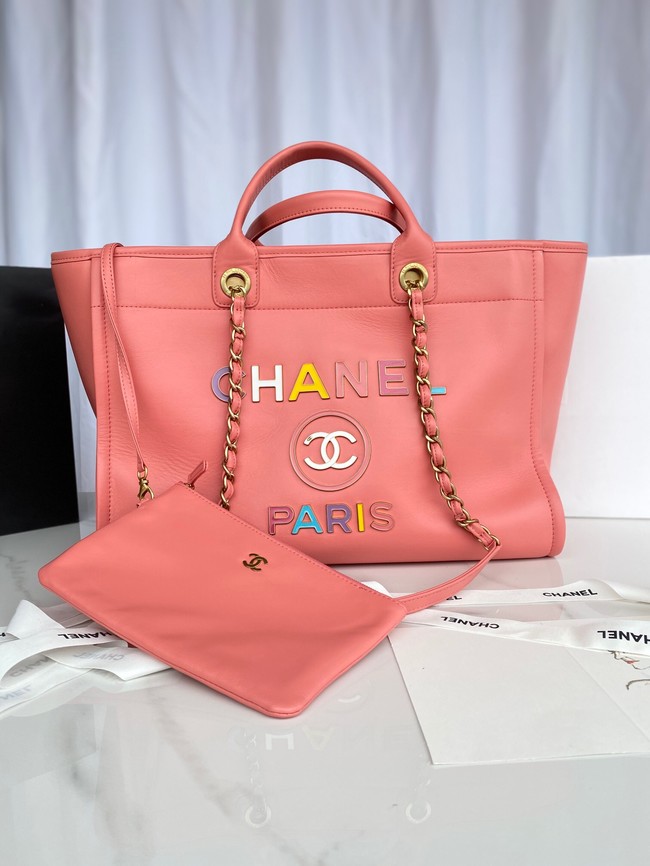 Chanel Original Leather Shopping Bag 66941 pink