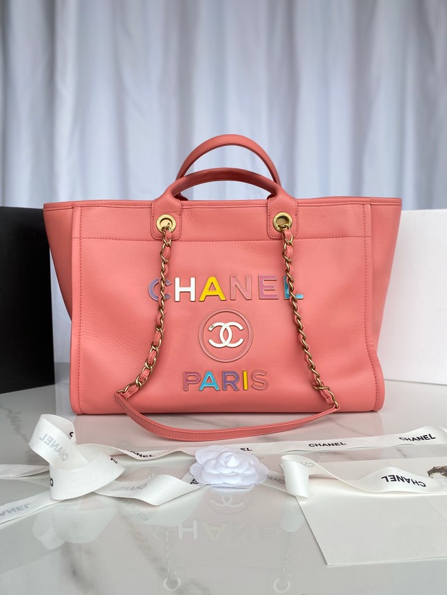 Chanel Original Leather Shopping Bag 66941 pink