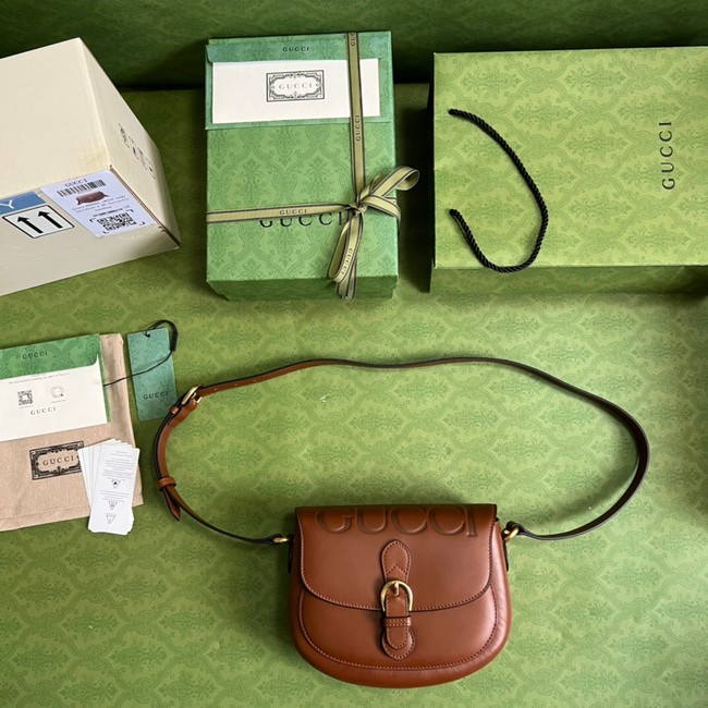Gucci Horsebit 1955 shoulder bag 675923 brown