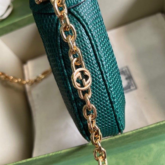 Gucci Jackie 1961 lizard mini bag 675799 green