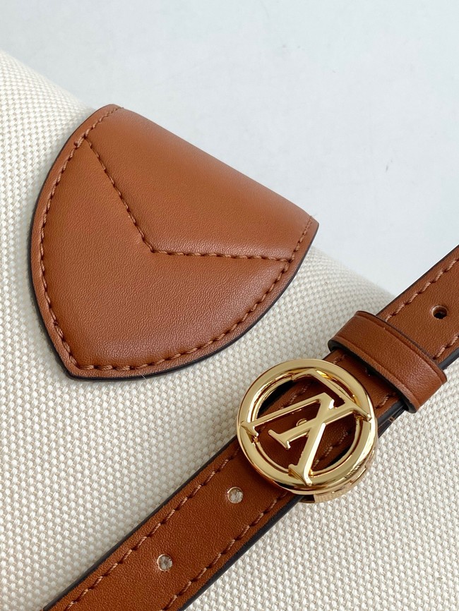 Louis Vuitton Taurillonleather and canvas trim M59446 brown