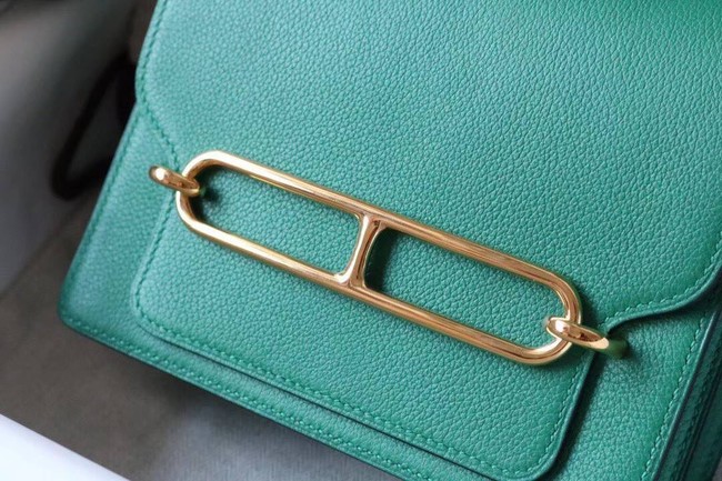 Hermes Roulis 19cm Evercolor 9D H9003 green&Gold