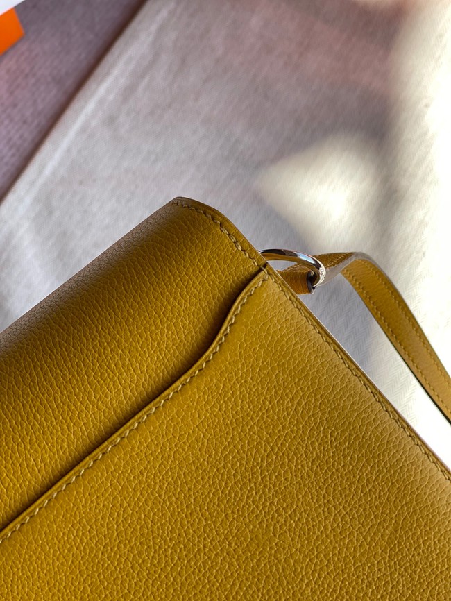 Hermes Roulis 19cm Evercolor 9D H9003 yellow&Silver