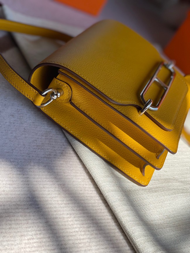 Hermes Roulis 19cm Evercolor 9D H9003 yellow&Silver