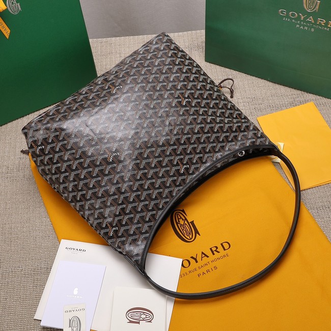 Goyard Calfskin Leather hobo bag G9983 black