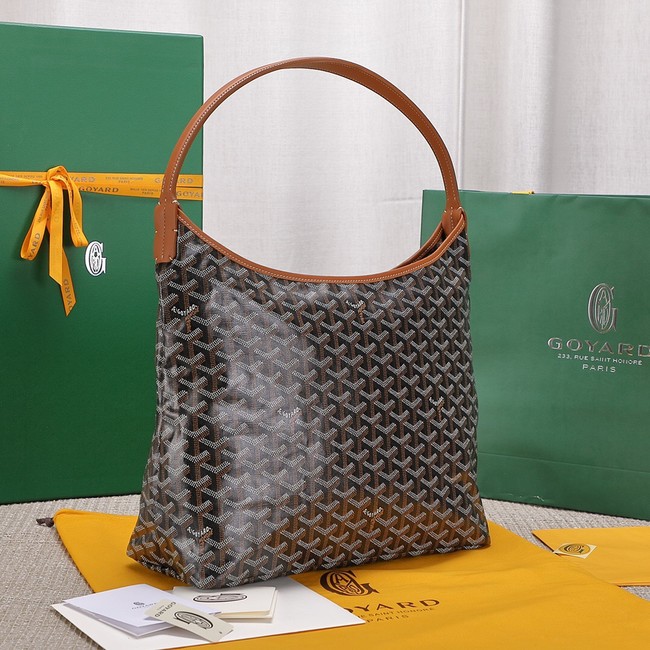 Goyard Calfskin Leather hobo bag G9983 brown