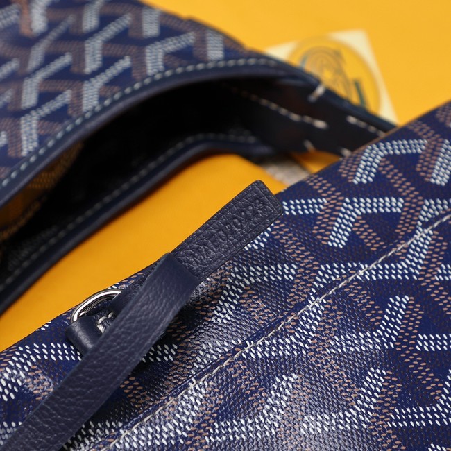 Goyard Calfskin Leather hobo bag G9983 dark blue