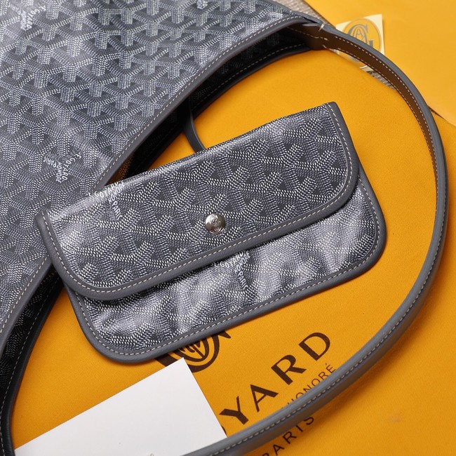 Goyard Calfskin Leather hobo bag G9983 gray