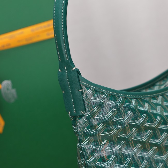 Goyard Calfskin Leather hobo bag G9983 green