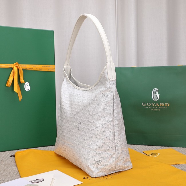 Goyard Calfskin Leather hobo bag G9983 white 