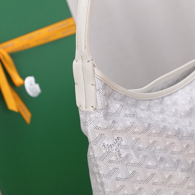 Goyard Calfskin Leather hobo bag G9983 white 