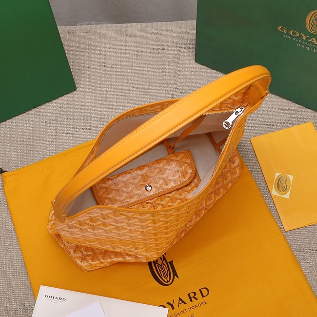 Goyard Calfskin Leather hobo bag G9983 yellow