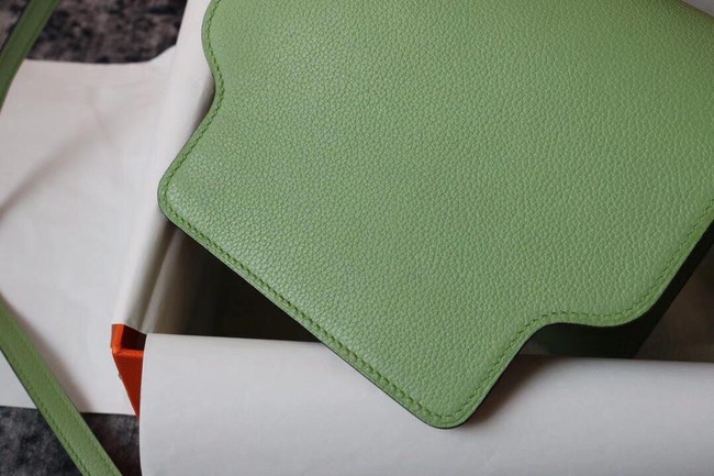 Hermes Roulis 19cm Evercolor 9D H9003 light green&Silver