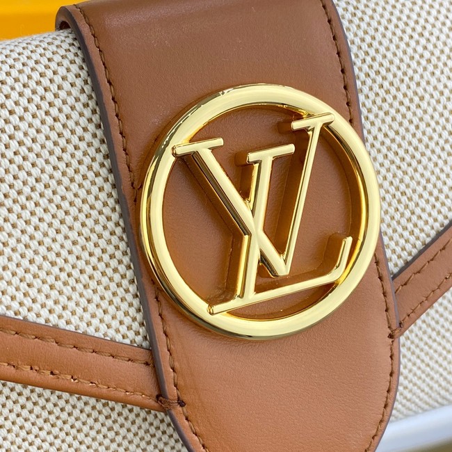 Louis Vuitton LV PONT 9 COMPACT WALLET M81393 brown