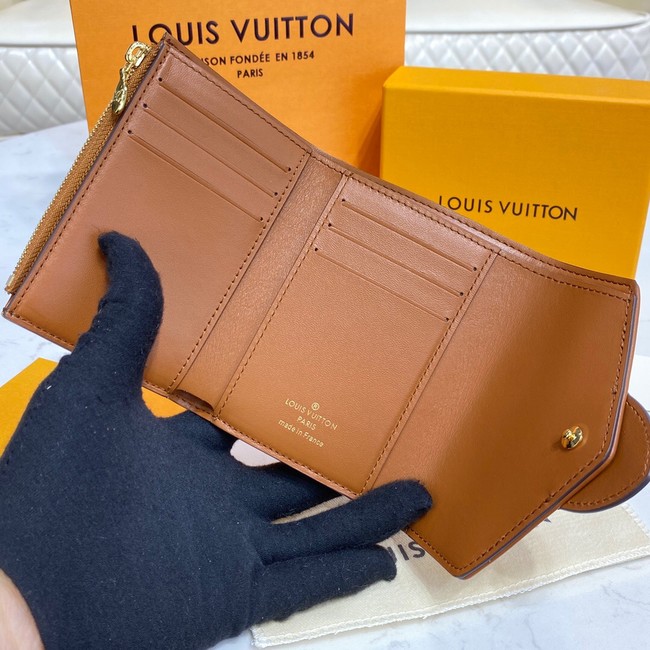 Louis Vuitton LV PONT 9 COMPACT WALLET M81393 brown