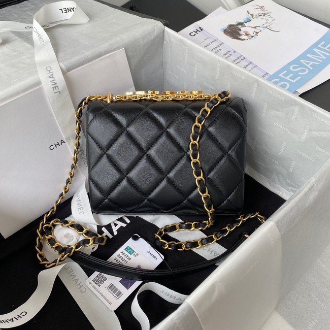 Chanel MINI FLAP BAG AS3239 black