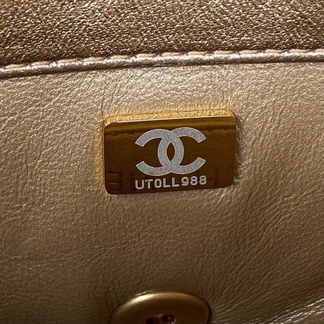 Chanel MINI FLAP BAG AS3239 gold