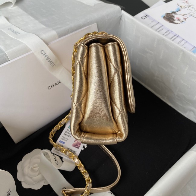 Chanel MINI FLAP BAG AS3239 gold
