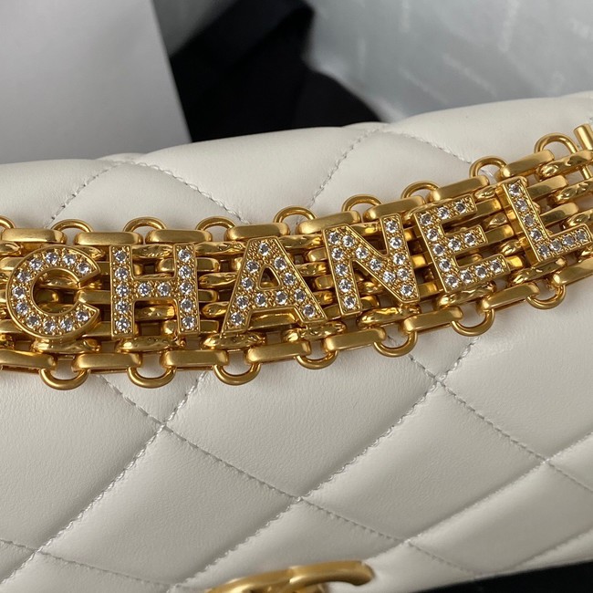 Chanel MINI FLAP BAG AS3239 white