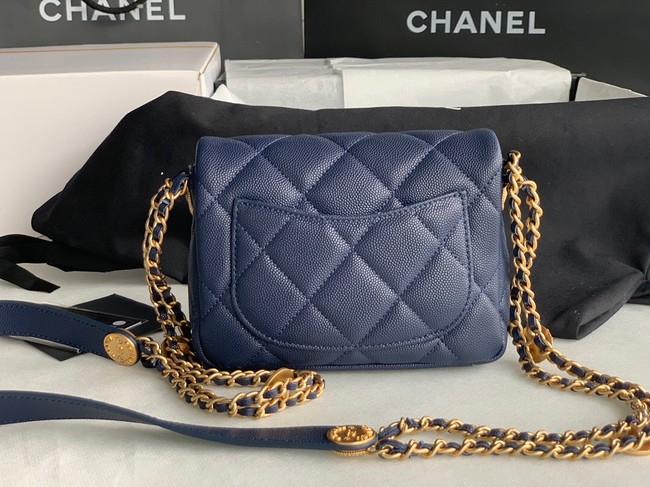 Chanel MINI FLAP BAG AS3368 Royal Blue