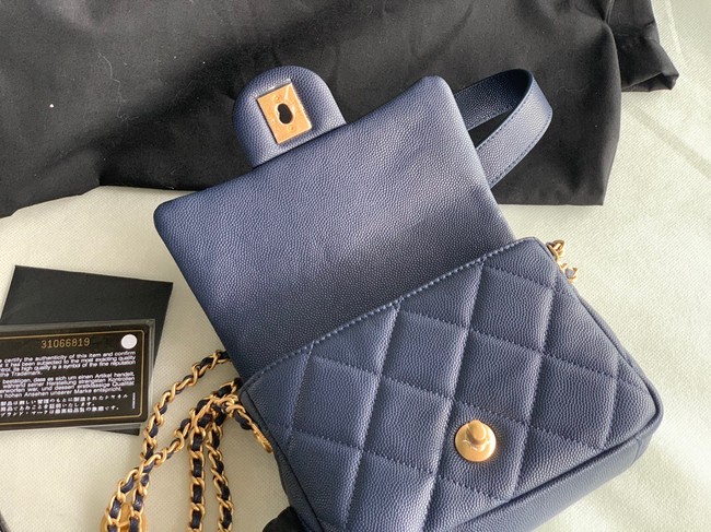 Chanel MINI FLAP BAG AS3368 Royal Blue