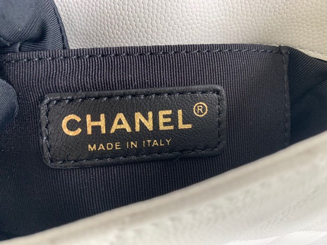 Chanel MINI FLAP BAG AS3368 white