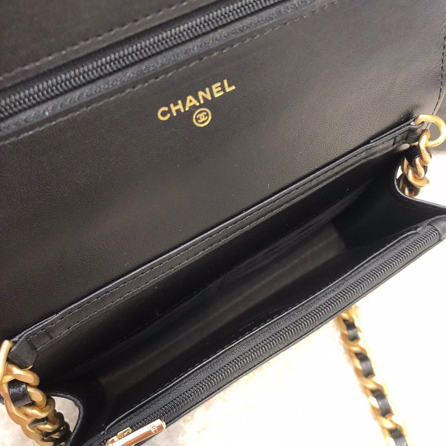 Chanel Original Small classic Sheepskin flap bag AP33814 black