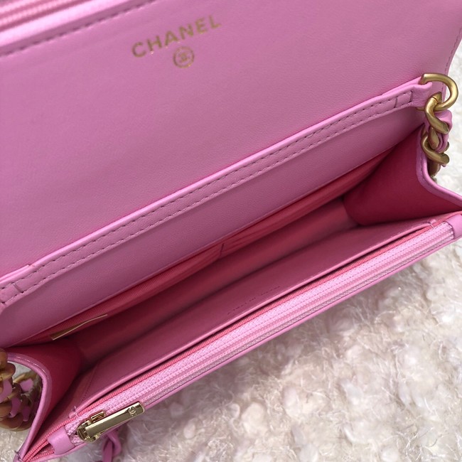 Chanel Original Small classic Sheepskin flap bag AP33814 pink
