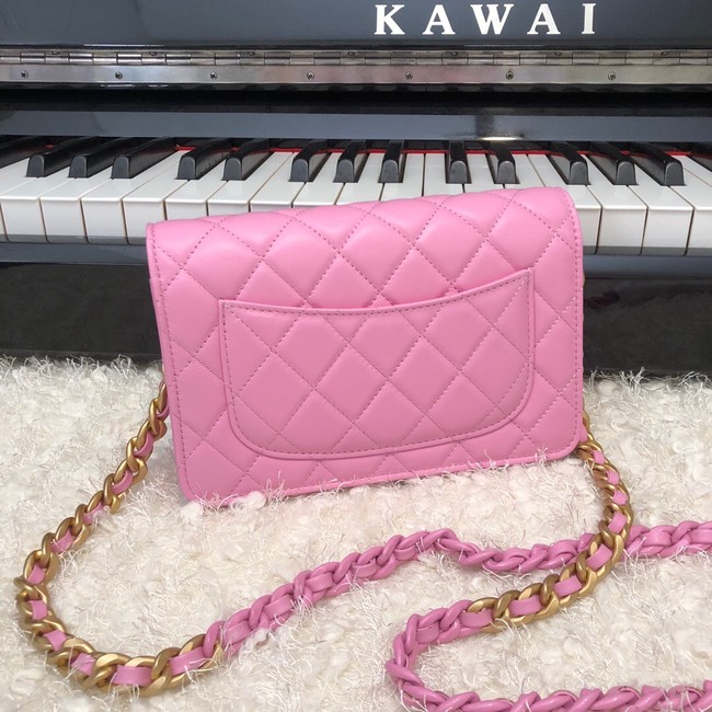 Chanel Original Small classic Sheepskin flap bag AP33814 pink